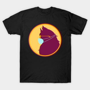 Covid Safety Cat with Health Mask T-Shirt